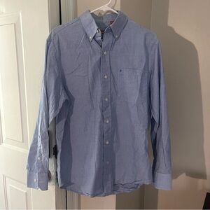 Izod Blue Button Up Mens Size Small